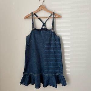 Anthropologie Blue Denim Mini Dress